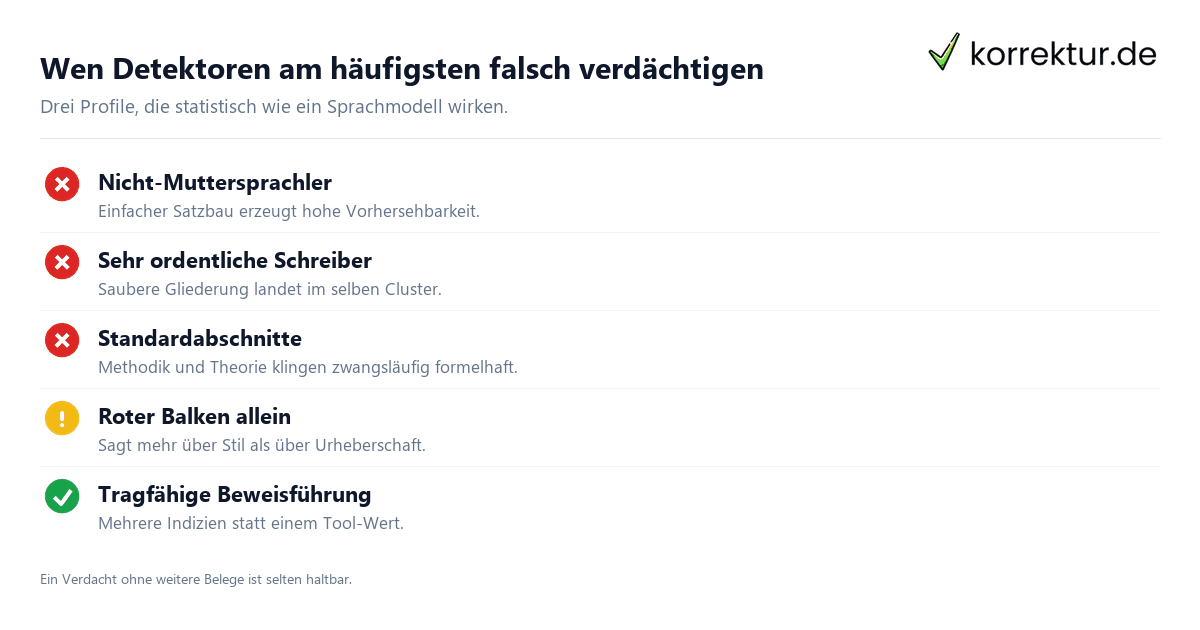 KI-Erkennung Risikoprofile und verantwortungsvolle Bewertung durch Lehrkräfte