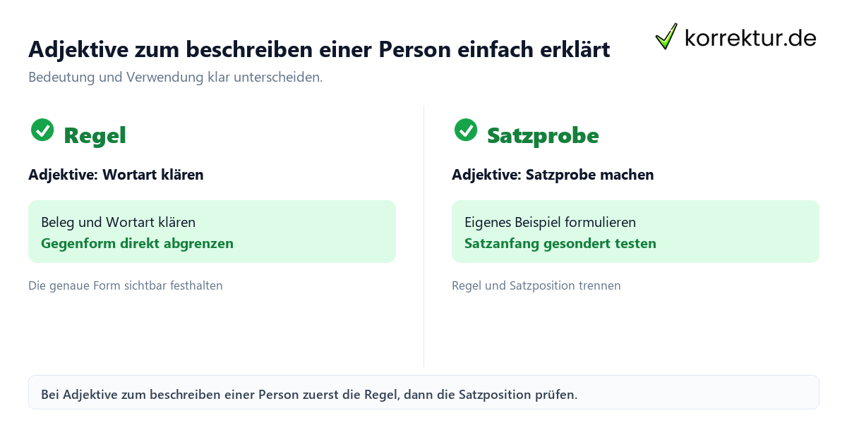 Adjektive zum beschreiben einer Person einfach erklärt Adjektive zum beschreiben einer Person einfach erklärt