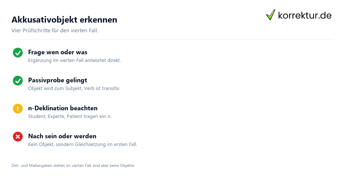 Akkusativobjekt Akkusativobjekt