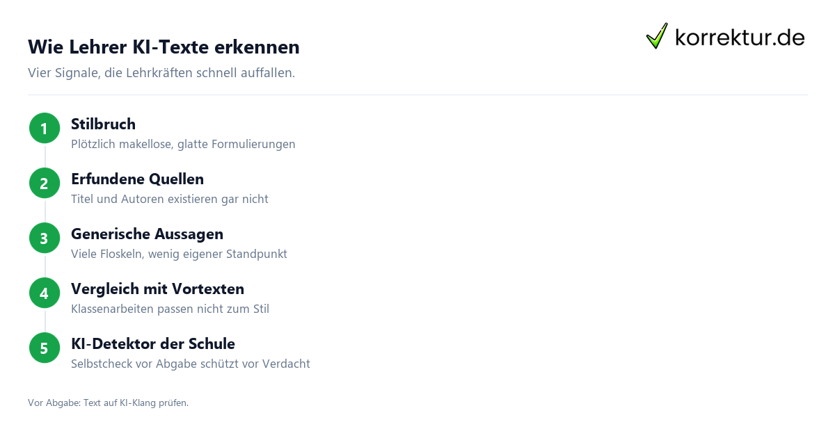 ChatGPT – wie Lehrer KI erkennen ChatGPT Schule: wie Lehrer KI-Texte an Stilbrüchen erkennen