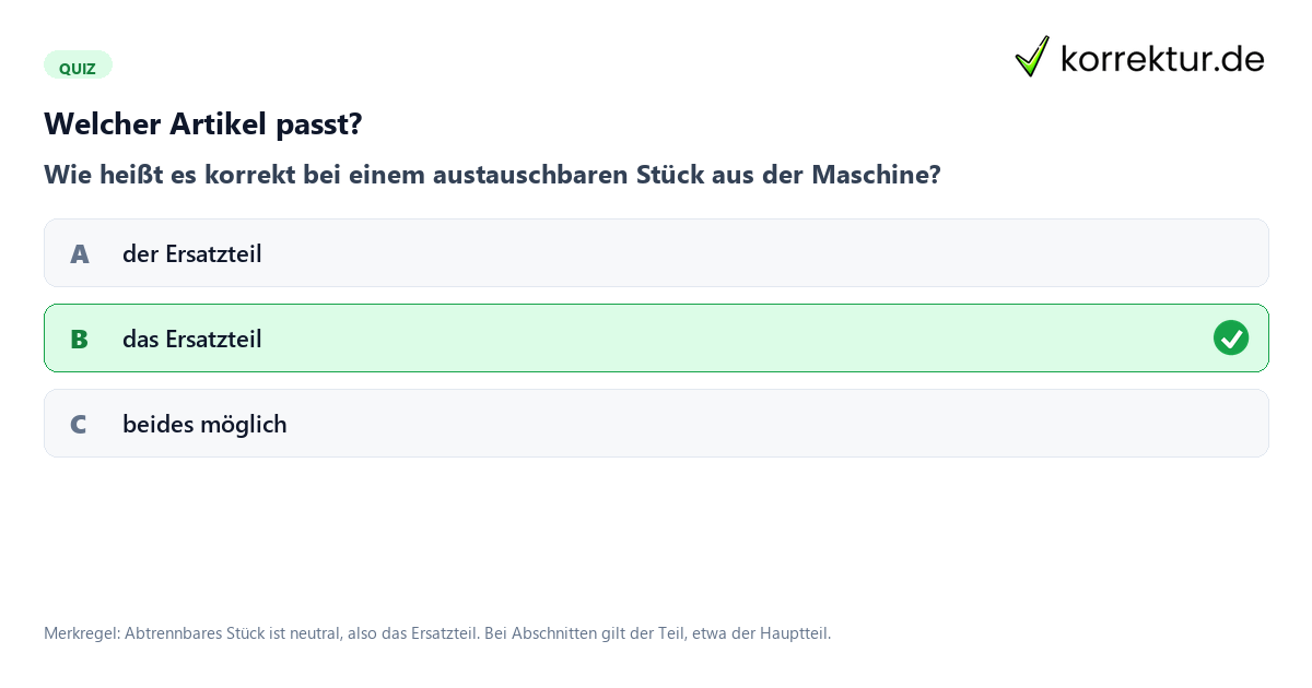 Teil Artikel Teil Artikel