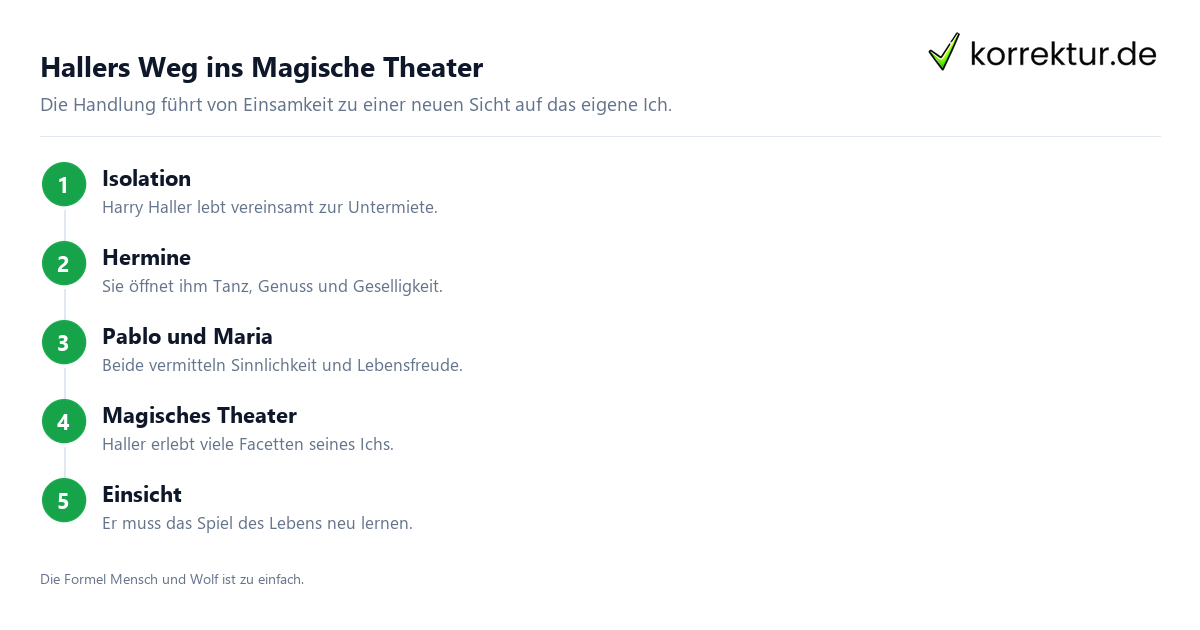 Schritt für Schritt Der Steppenwolf: Schritte