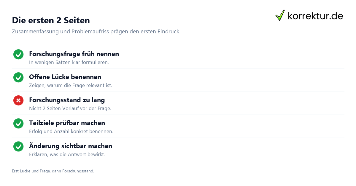 Checkliste zum Drittmittelantrag bei DFG und BMBF sprachlich prüfen