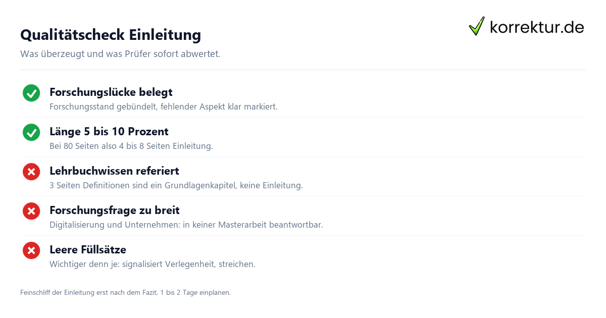 Einleitung Masterarbeit