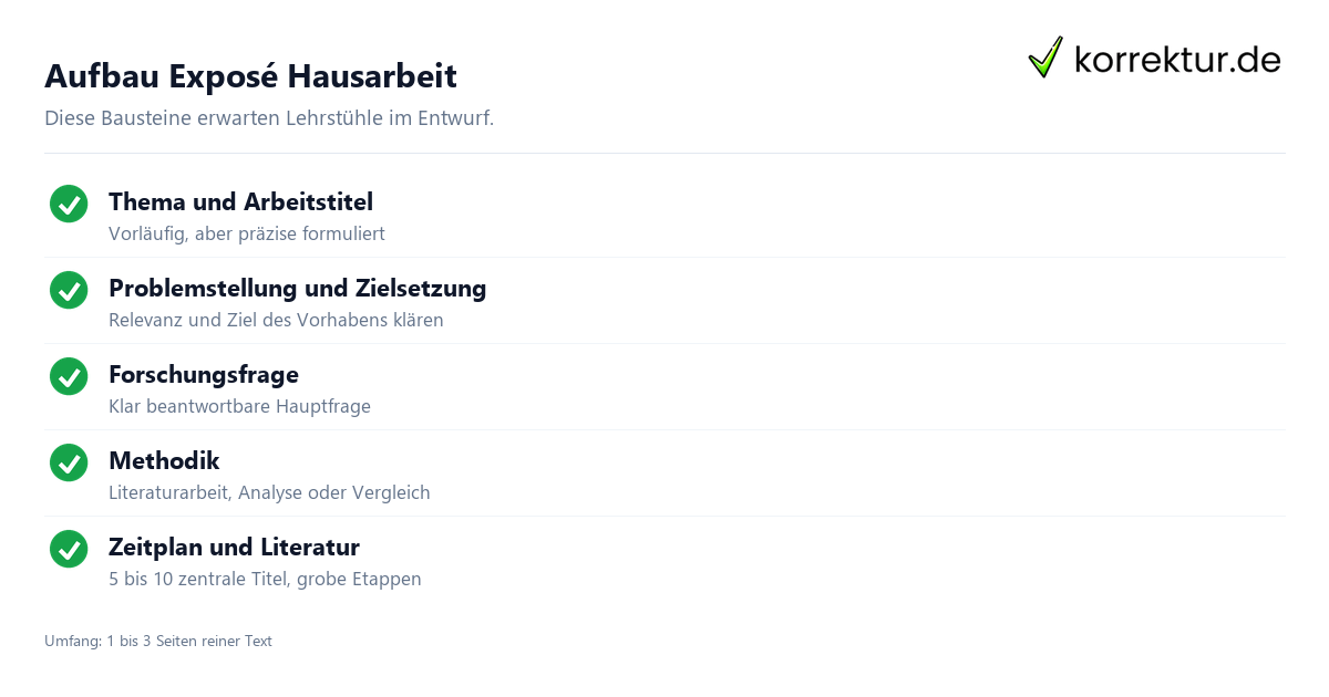 Exposé Hausarbeit Exposé Hausarbeit
