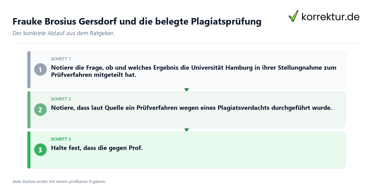Frauke Brosius Gersdorf und die belegte Plagiatsprüfung Konkrete Schritte zu Frauke Brosius Gersdorf und die belegte Plagiatsprüfung