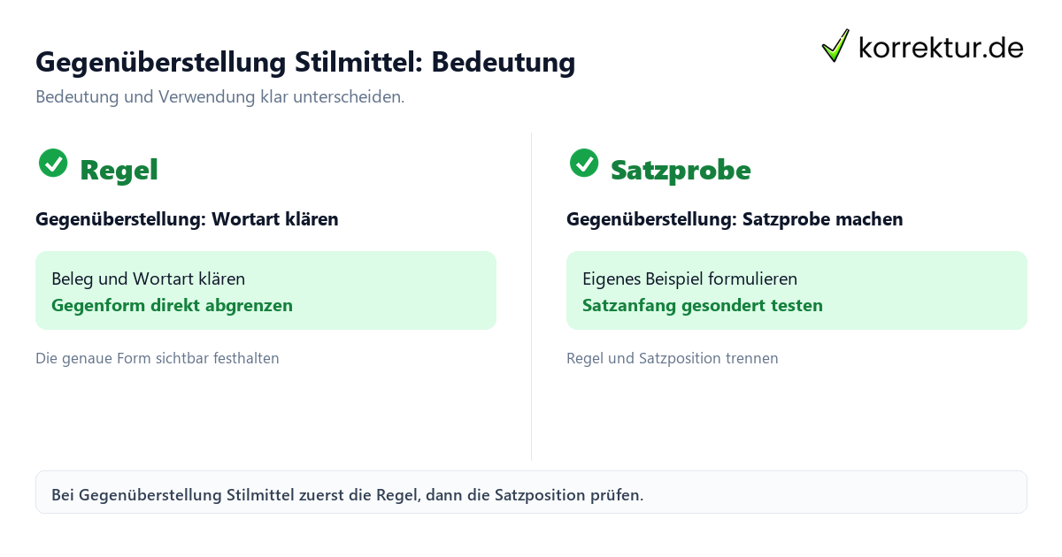 Gegenüberstellung Stilmittel: Bedeutung und Verwendung Gegenüberstellung Stilmittel: Bedeutung und Verwendung mit Bedeutung und passender Verwendung im