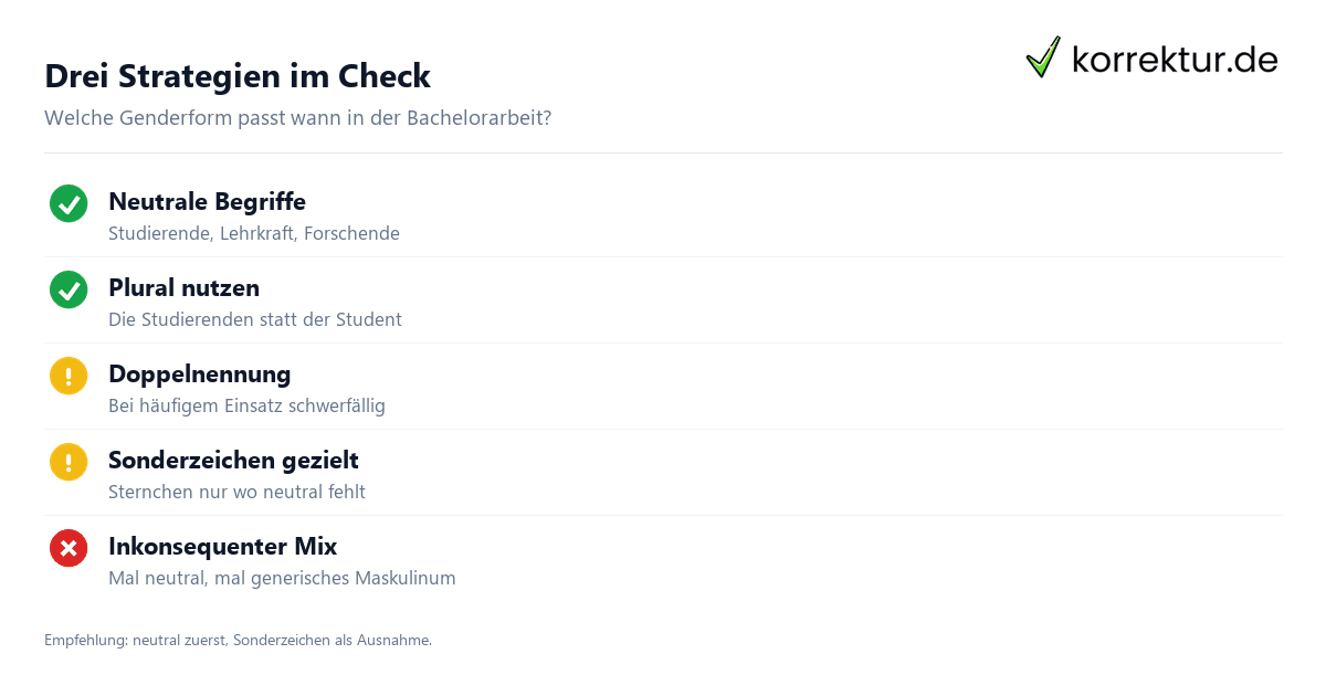 Gendergerechte Sprache