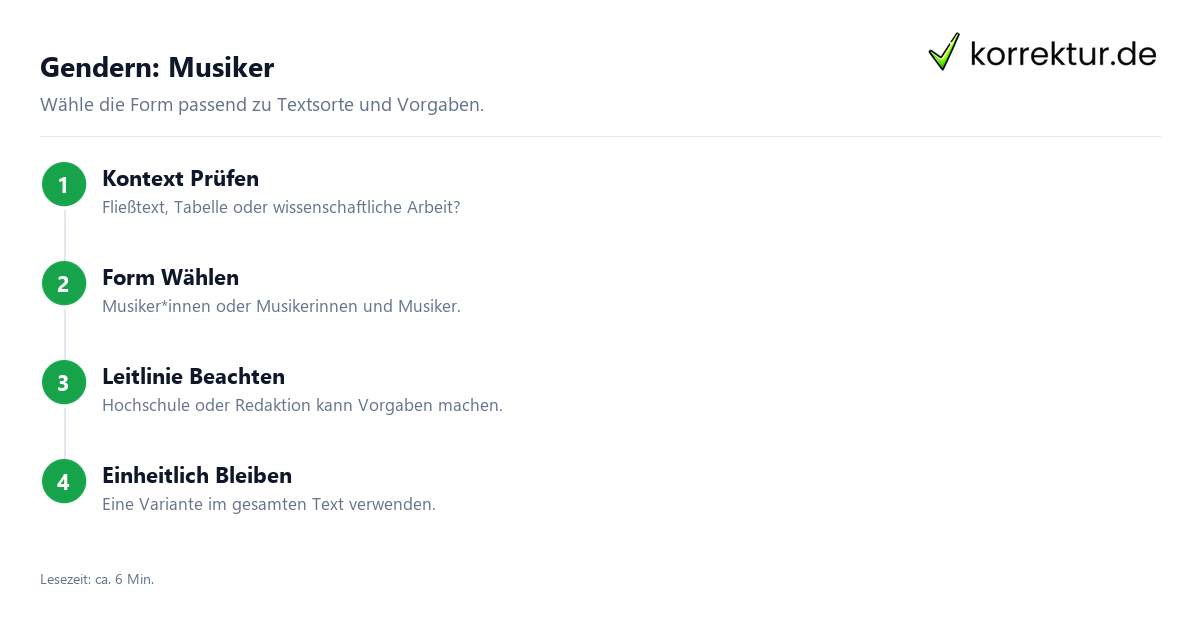 Gendern: Musiker Gendern Musiker: Musiker*innen mit passenden Schreibweisen