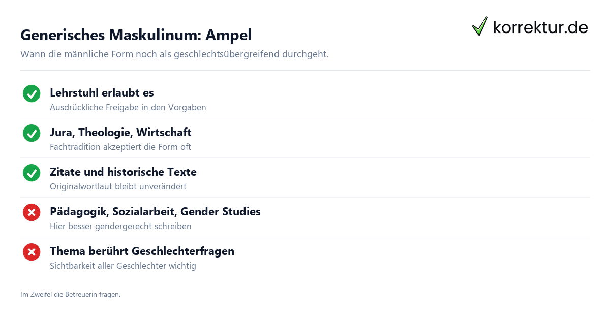 Generisches Maskulinum Generisches Maskulinum