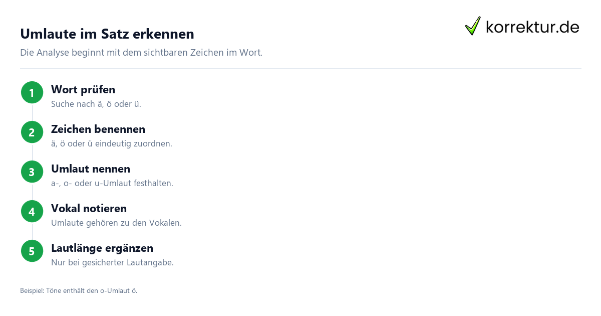 Umlaute im Satz erkennen Was Umlaute im Deutschen bedeuten und wie sie verwendet werden: Umlaute im Satz erkennen