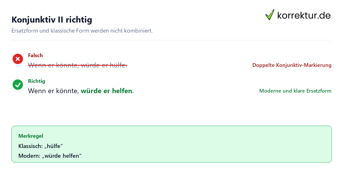 hälfe oder hülfe