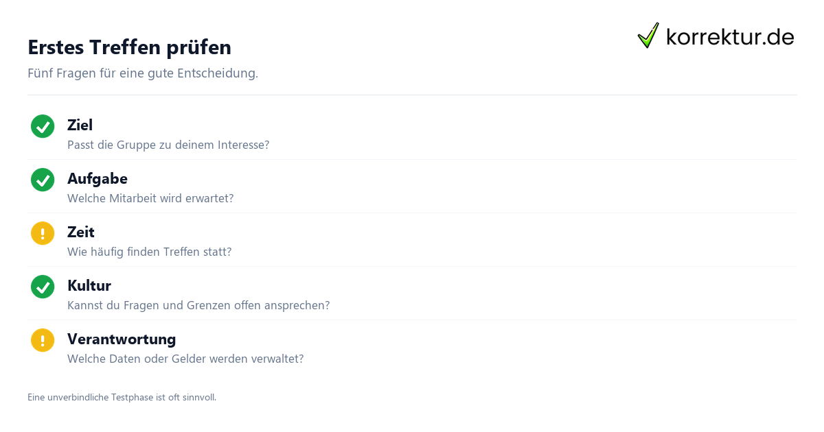 Hochschulgruppen finden: Checkliste für den Studienalltag