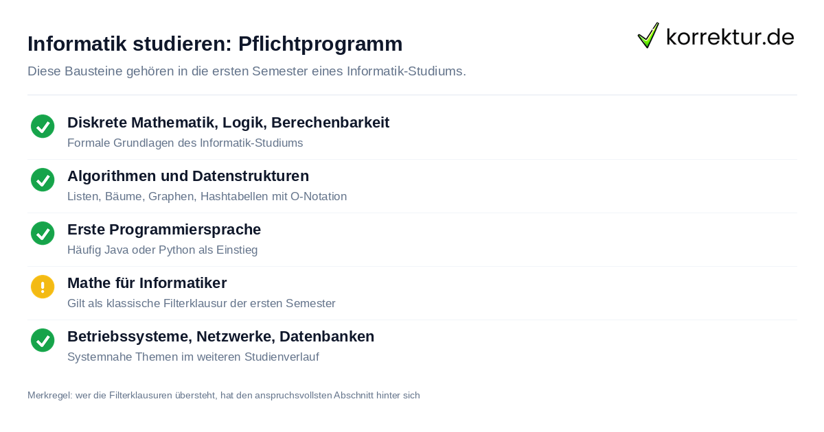 Informatik studieren: Grundlagen im Bachelor