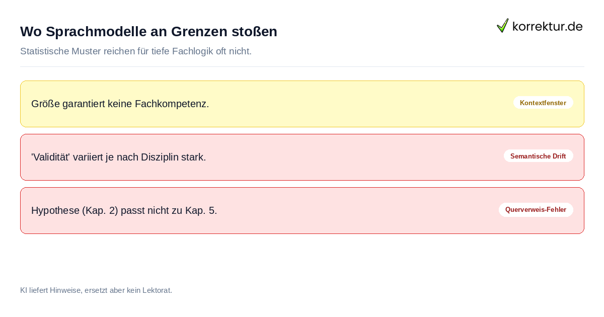 Limitationen von KI-Modellen bei kontextsensitiver Analyse