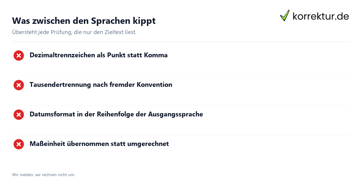 Was zwischen den Sprachen kippt Zweitlektorat: typische Fehler bei der Übertragung