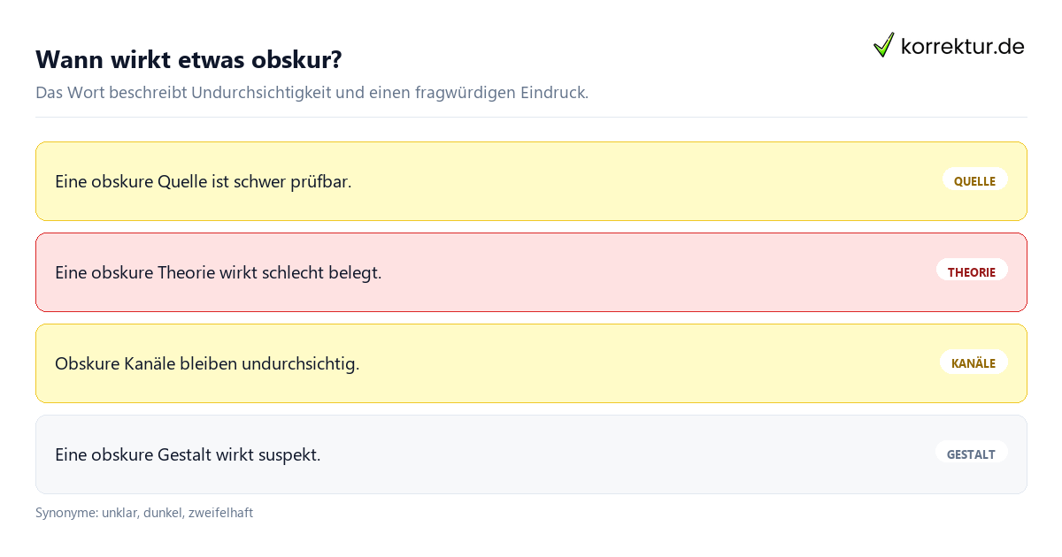 Schritt für Schritt obskur Bedeutung: Schritte