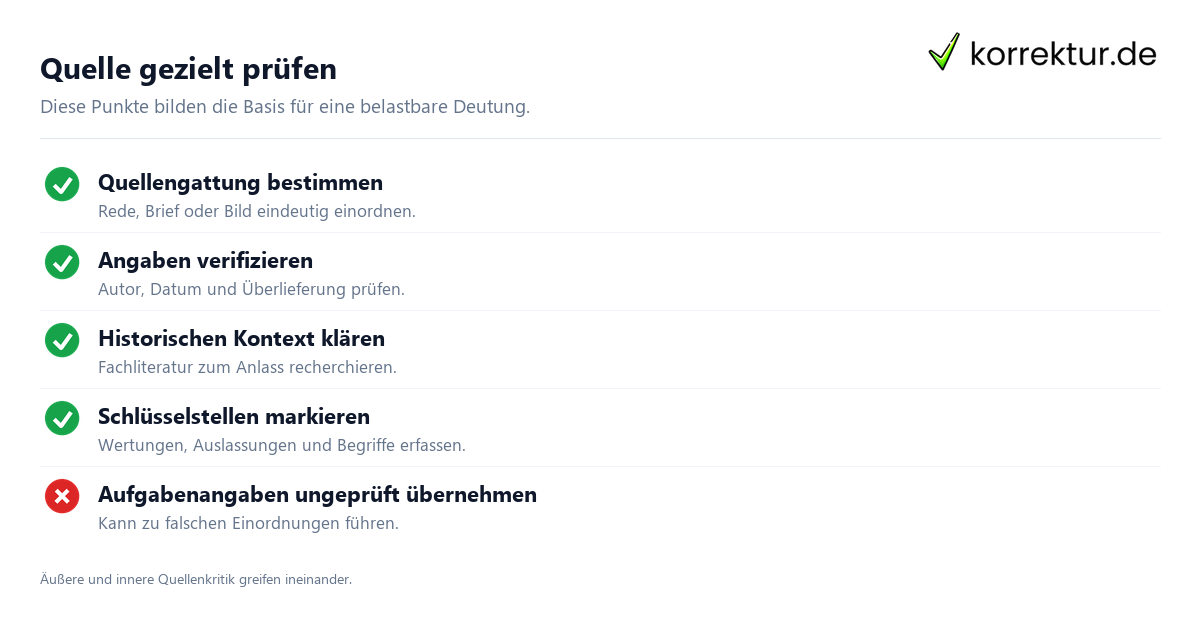 Eine historische Quelleninterpretation schlüssig schreiben Eine historische Quelleninterpretation schlüssig schreiben: Überblick