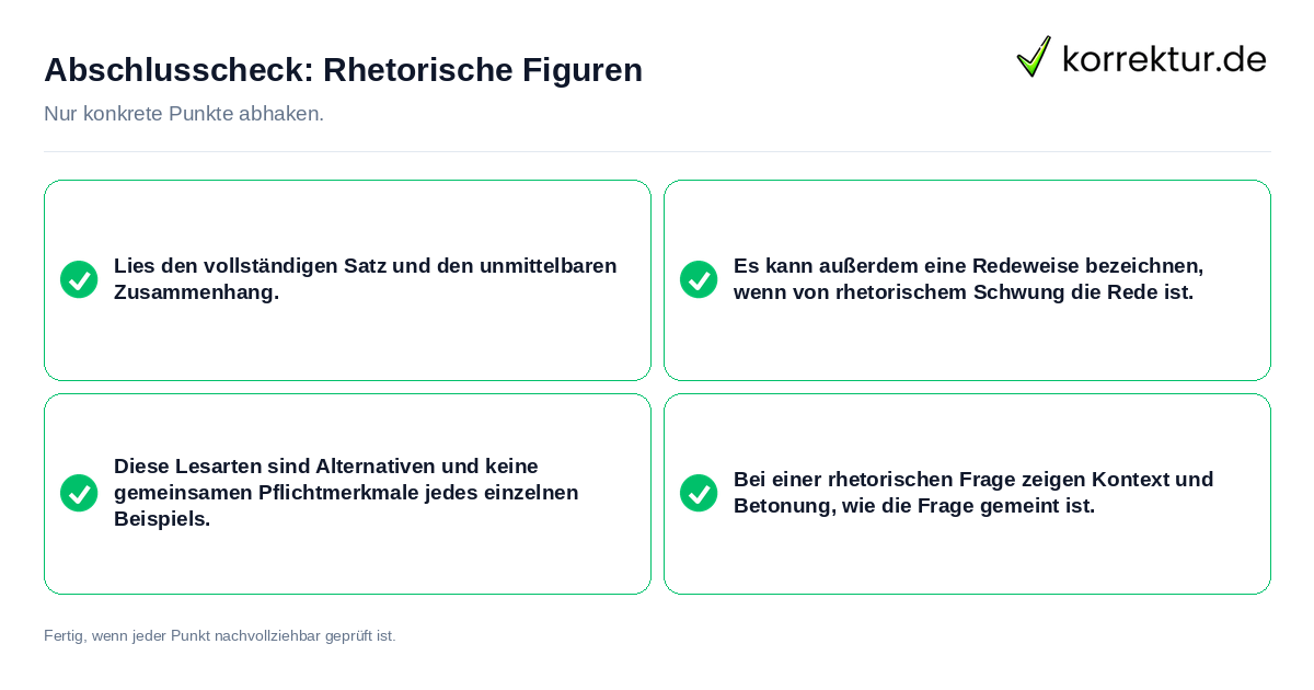 Konkreter Abschlusscheck zu Rhetorische Figuren