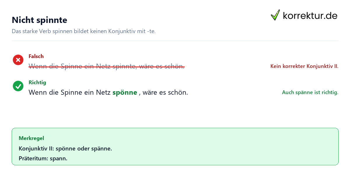 spönne oder spänne