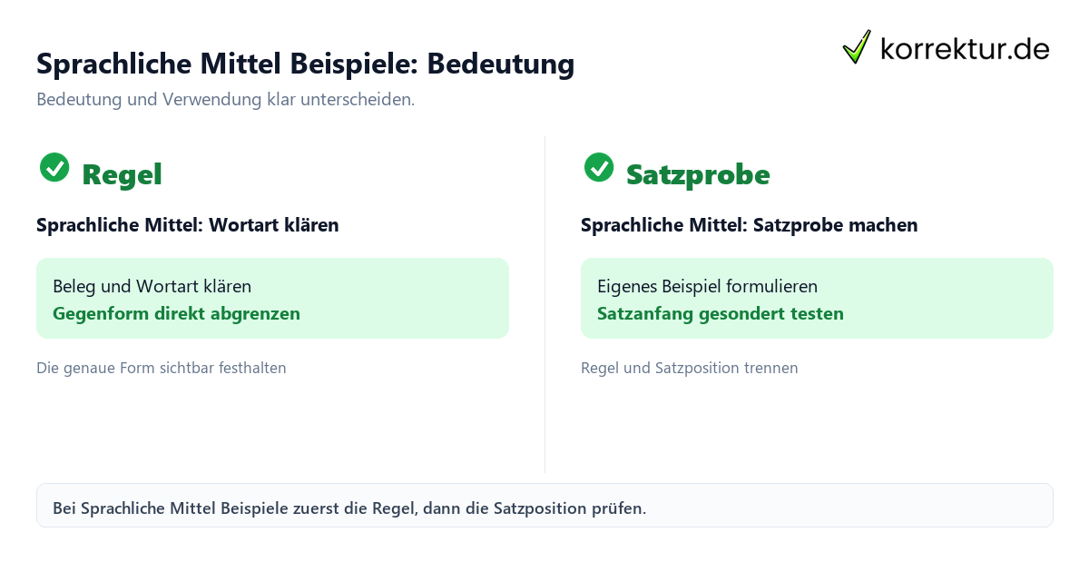 Sprachliche Mittel Beispiele: Bedeutung und Verwendung