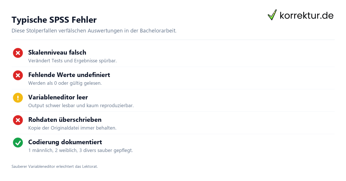 SPSS – Anleitung Grundlagen