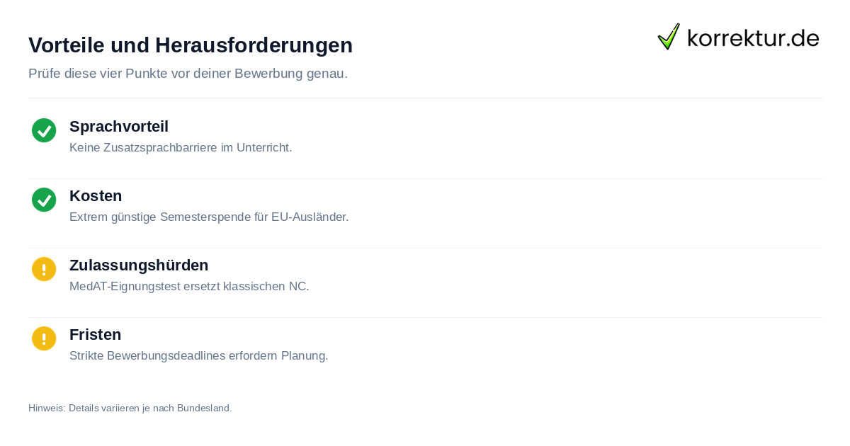 Checkliste für dein Studium in Österreich: Kosten, Zugang und Anerkennung