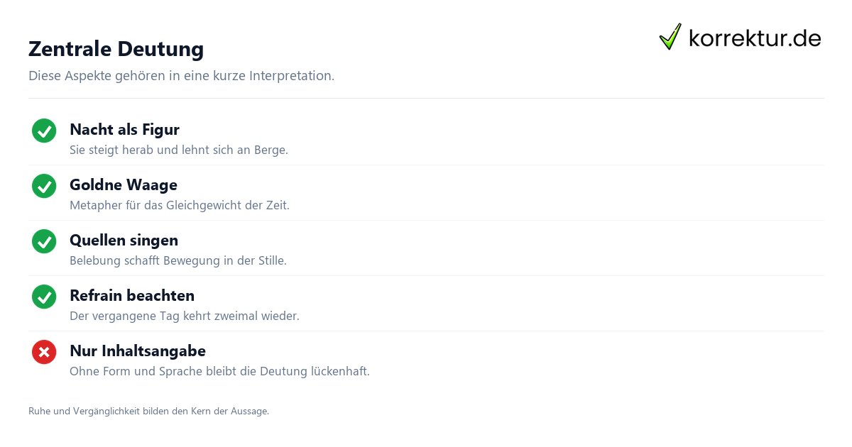 Um Mitternacht: Schritte