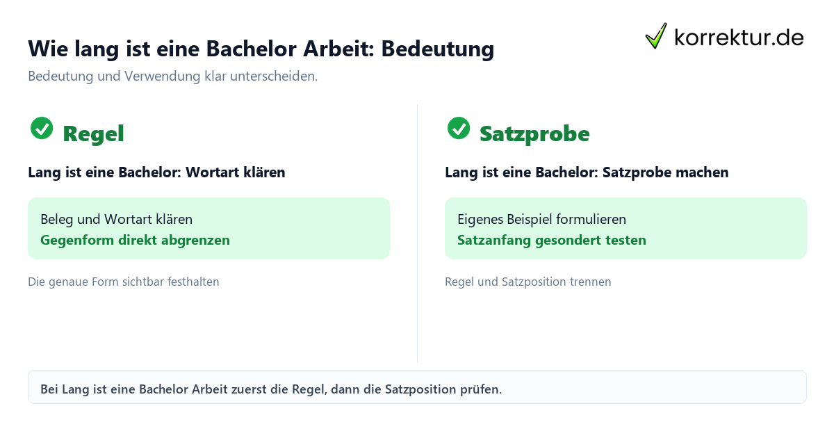 Wie lang ist eine Bachelor Arbeit: Bedeutung und Verwendung