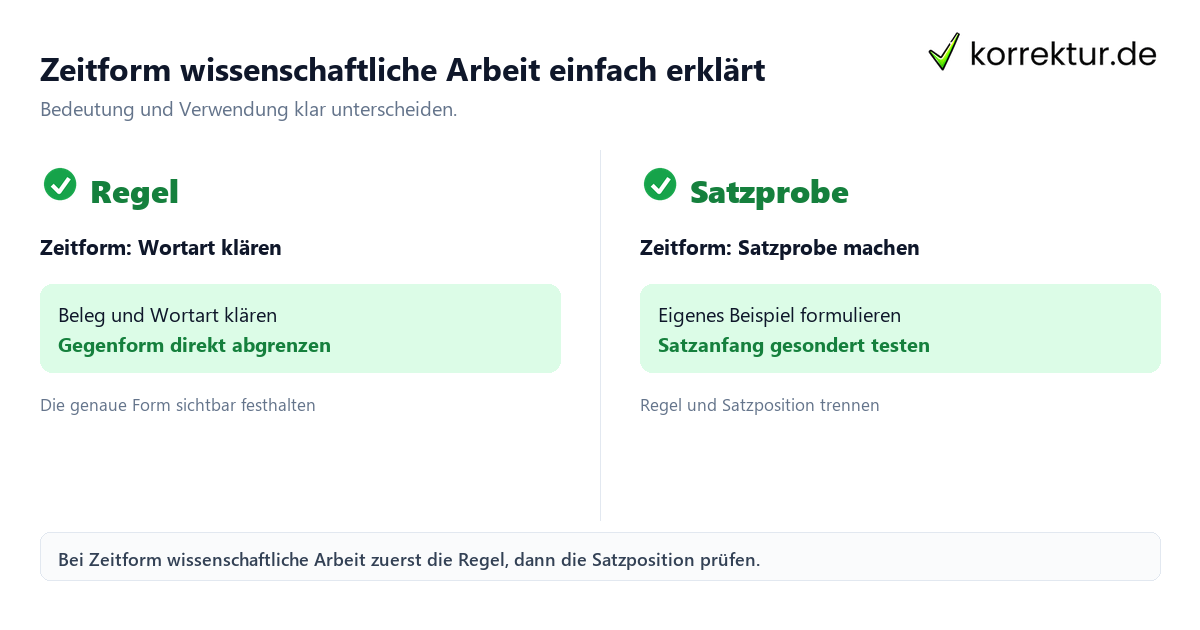 Zeitform wissenschaftliche Arbeit einfach erklärt Zeitform wissenschaftliche Arbeit einfach erklärt