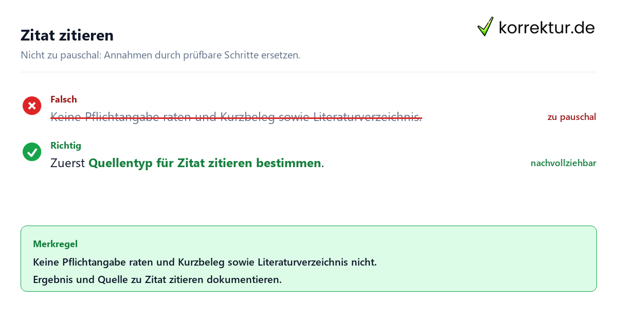 Zitat zitieren Ungeeignete und belastbare Vorgehensweise bei Zitat zitieren