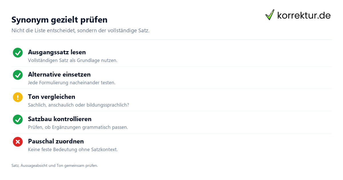 Synonyme für zusammenarbeiten im passenden Kontext mit Satzprüfung