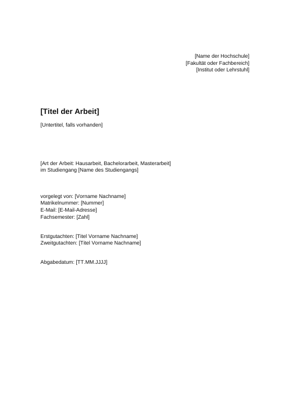 Vorschau der ersten Seite
