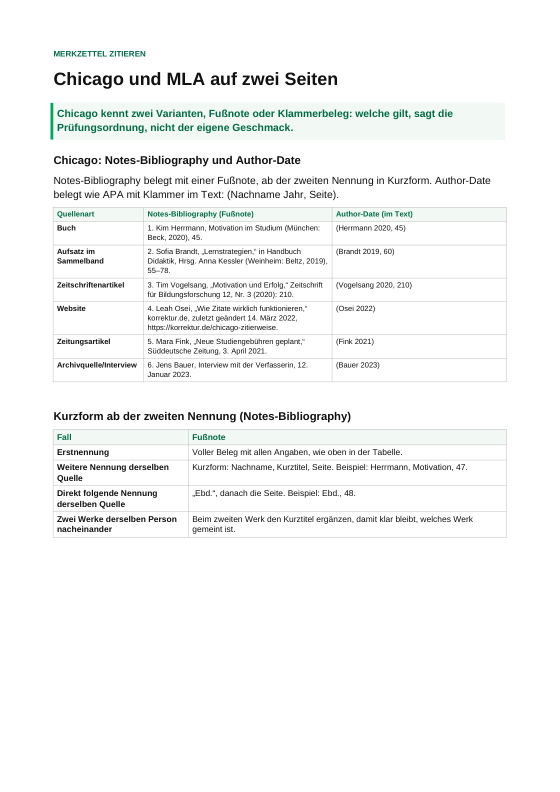 Vorschau der ersten Seite