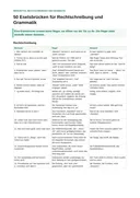 Vorschau der ersten Seite: 50 Eselsbrücken für Rechtschreibung und Grammatik