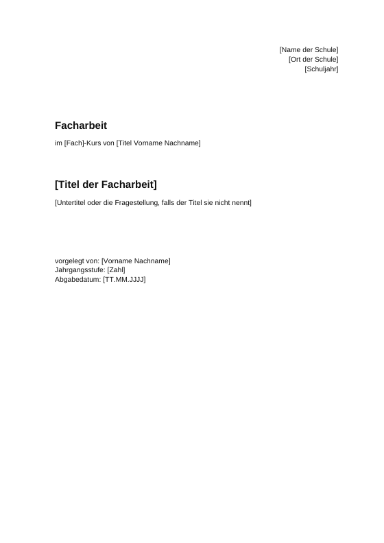 Vorschau der ersten Seite