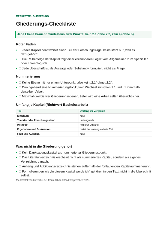 Vorschau der ersten Seite