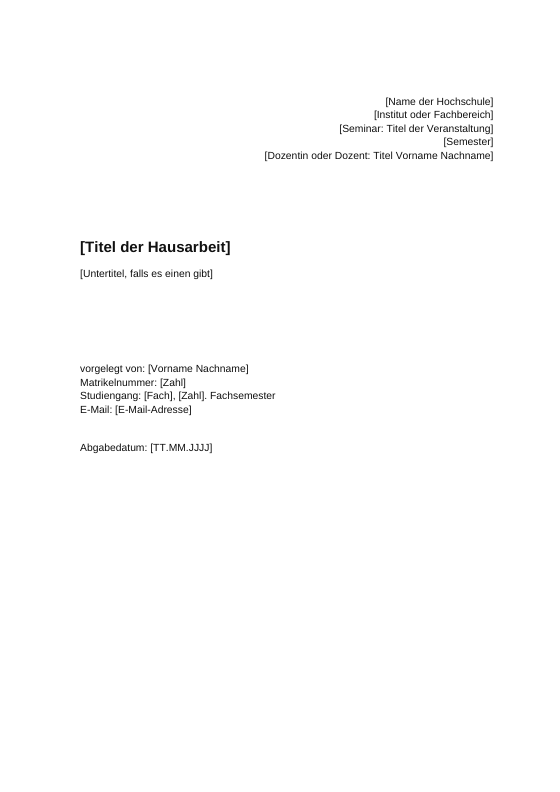 Vorschau der ersten Seite