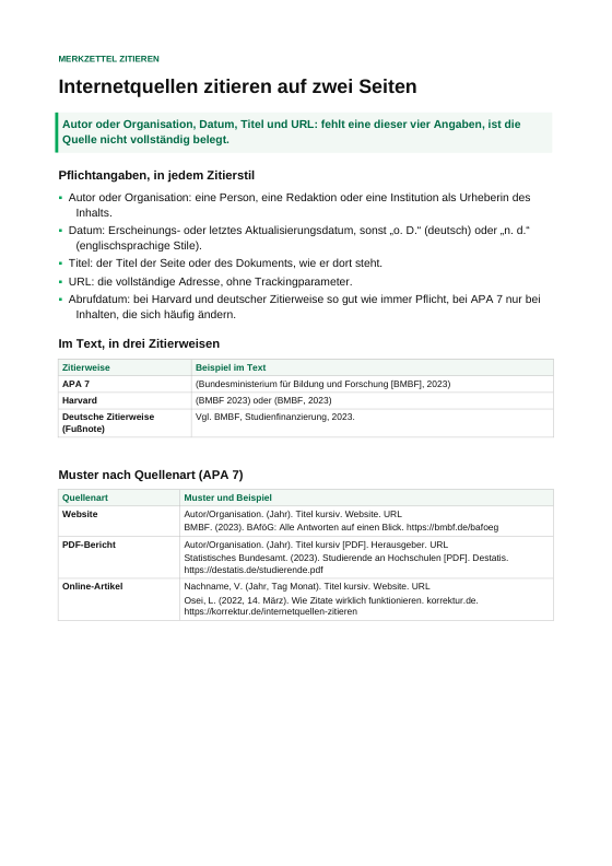 Vorschau der ersten Seite