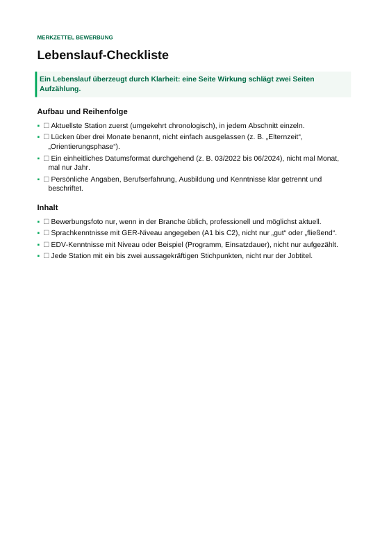 Vorschau der ersten Seite